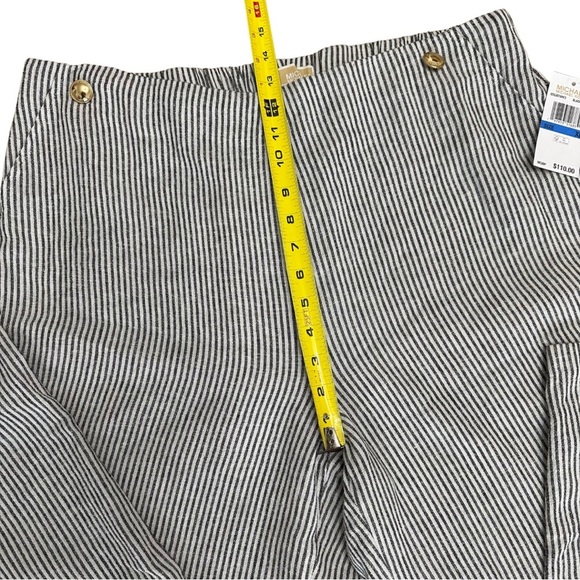 Michael Kors Striped Linen Blend Wide Leg Pants 
X-Large Casual Resort Wear NWT - Picture 8 of 9
